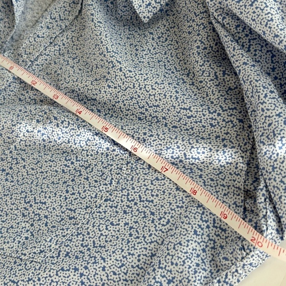 FRANK AND EILEEN - Eileen buttondown - floral blouse, 100% Cotton Size S - Picture 6 of 7